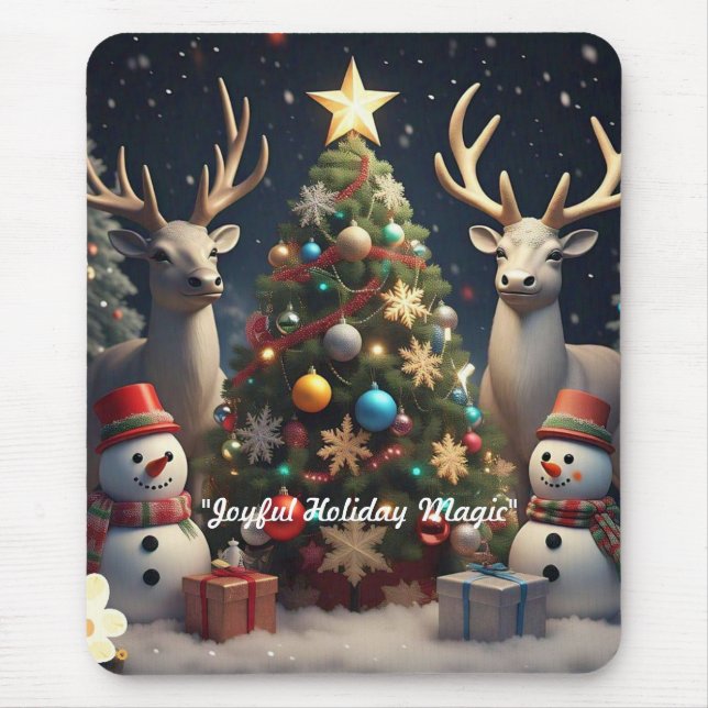 "Festive Season Delight" Mouse Pad (Front)