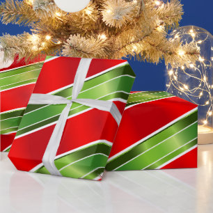 Festive Seasons Greetings Happy Holidays Christmas Wrapping Paper