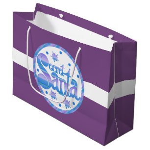 Festive secret Santa Holiday gift bag