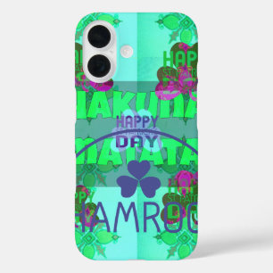 Festive Shamrock Captivating St. Patrick's Floral  iPhone 16 Case