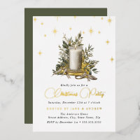 Festive Shimmer Candle Light Christmas