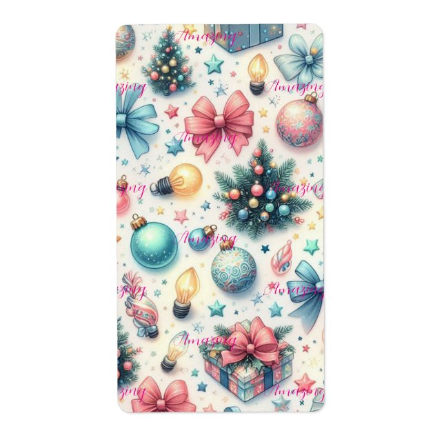 Festive Shipping Lables (Front)