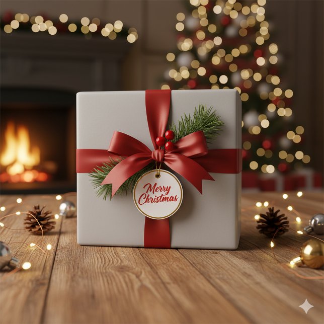 Festive Silver Glow Christmas Gift Wrapping Paper (Festive Silver Glow Christmas Gift Wrapping Paper)