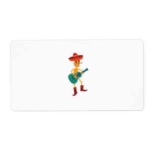 Festive Skeleton Guitar Player