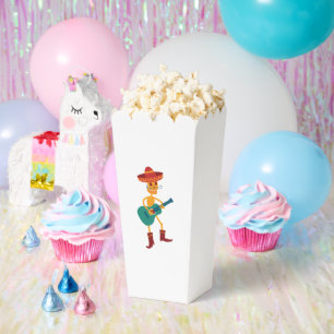 Festive Skeleton Guitar Player Favour Box