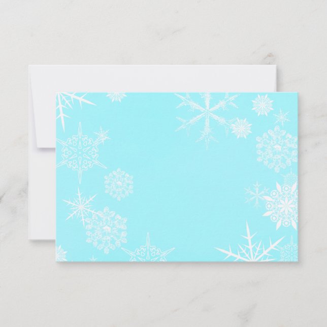 Festive Snowflake Card Envelope (Front)