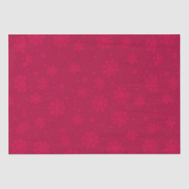Festive Snowflake Christmas Print | Winter Wonder Tissue Paper (Front)