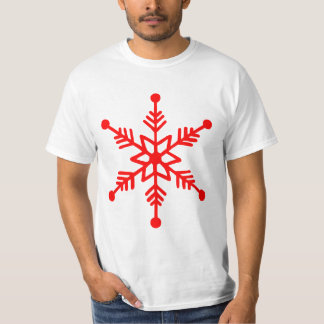 Festive Snowflake Decorative T'shirt. T-Shirt