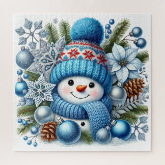 Festive Snowman Jigsaw Puzzle