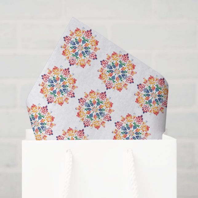 Festive South Asian Tissue Paper (Gift Bag)