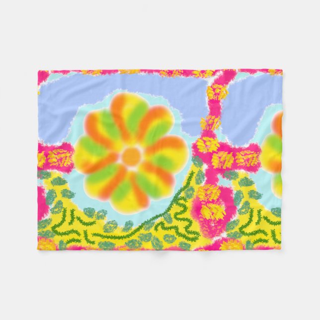 Festive Spin Fleece Blanket (Front (Horizontal))