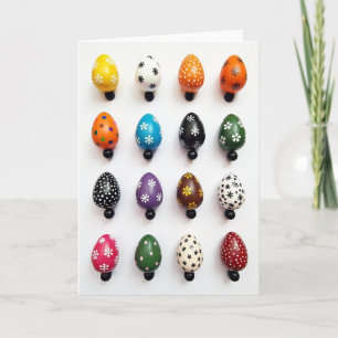 Festive Spring Egg Art Card