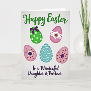 Festive Spring Eggs Holiday Card