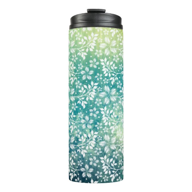 Festive Spring Floral Thermal Tumbler (Front)