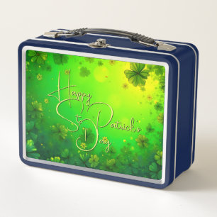 Festive St. Patrick’s Day Greetings Metal Lunch Box