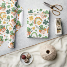Festive St. Patrick’s Day Wrapping Paper