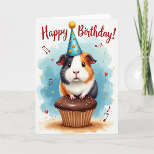 Festive Star Hat Birthday Card