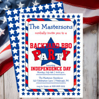 Festive Stars and Stripes Patriotic July 4th BBQ I