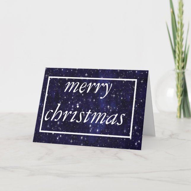 Festive Stars Card (Front)