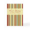Festive Stripes Customers Season's Greetings Card