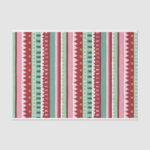 Festive Stripes Elf Christmas Tissue Paper