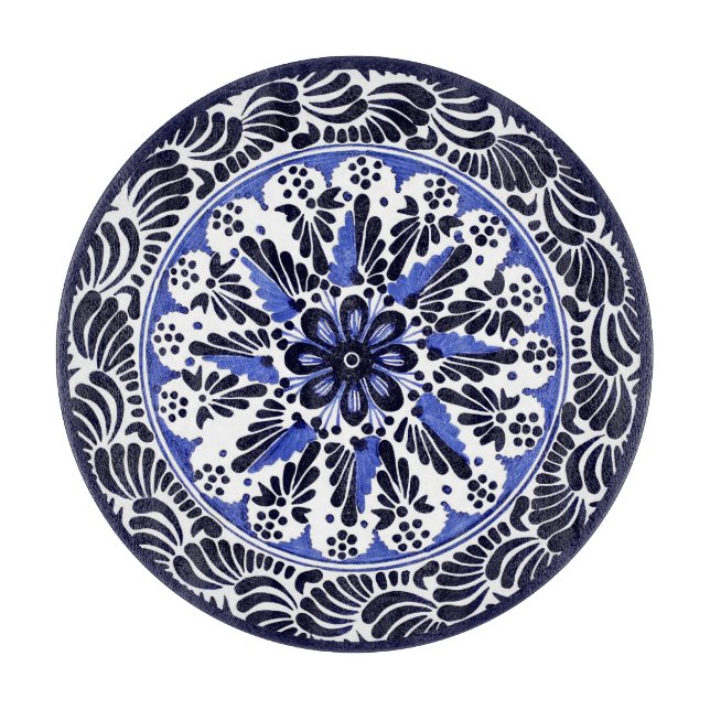 Festive Talavera Cuatro  Cutting Board (Front)