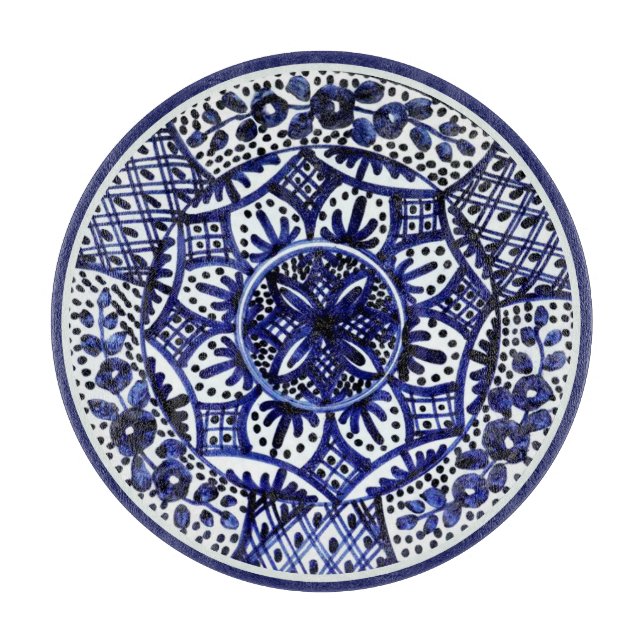 Festive Talavera Seis Cutting Board (Front)