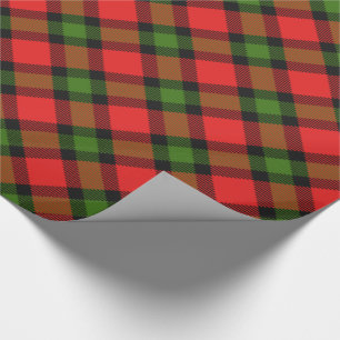 Festive Tartan Wrapping Paper