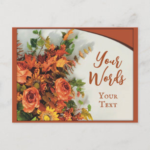 Festive Thanksgiving Postcard