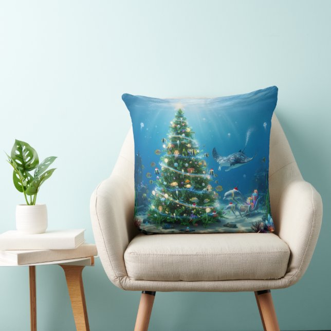 Festive Throw Pillow (Chair)