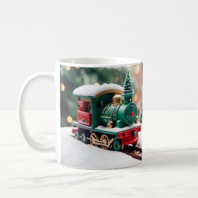 Festive Toy Train Mug (Left)