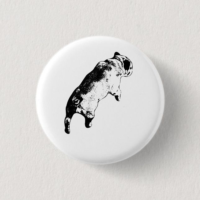 Festive Trace 3 Cm Round Badge (Front)