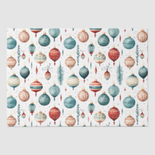 Festive Traditional Vintage Christmas Decoupage Tissue Paper