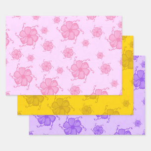 Festive Tropics Floral Gift Wrap PYP