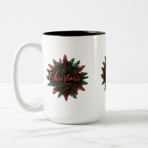 Festive Two-Tone Mug 15 oz – Christmas Cheer