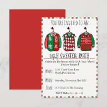 Festive Ugly Sweater Party Seasonal Fun