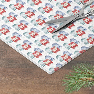 Festive Ugly Sweater Pattern Christmas Tissue Paper