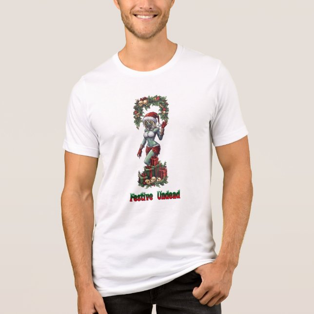 Festive Undead Tri-Blend Shirt (Front)