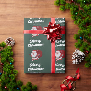 "Festive Vibes: Christmas & New Year Cheer" Wrapping Paper