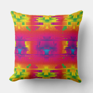 Festive Vibrant Colour Indian Pattern Cushion