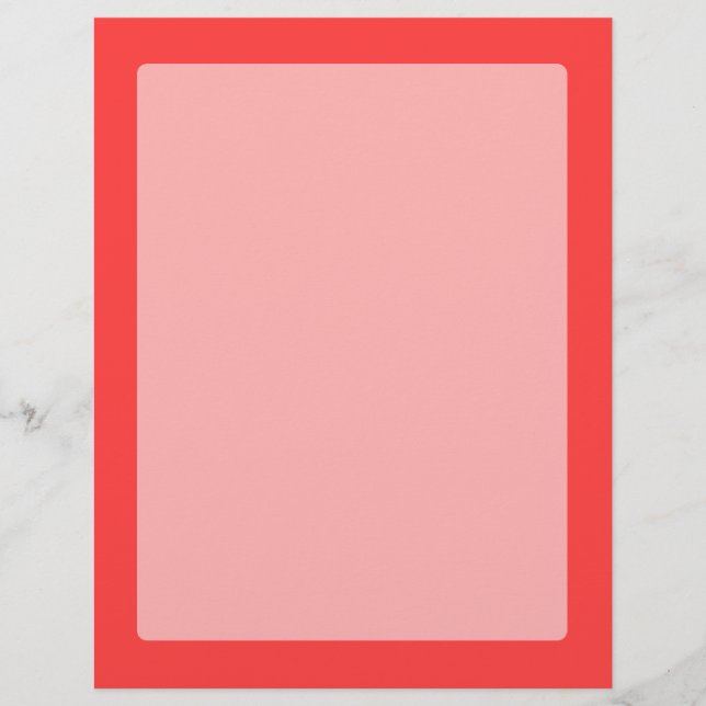 Festive Vibrant Coral Background Colour (Front)