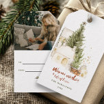 Festive Vintage Boho Family Christmas Watercolor  Gift Tags<br><div class="desc">This Christmas will be a little brighter with these modern,  vintage-like watercolor holiday season gift tags from our modern Vintage Christmas Boho collection above.</div>