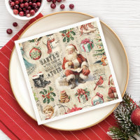 Festive Vintage Santa Claus Christmas