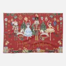 Festive Vintage The Nutcracker Merry Christmas