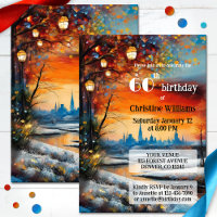 Festive Whimsical Adult Winter Birthday Party 
