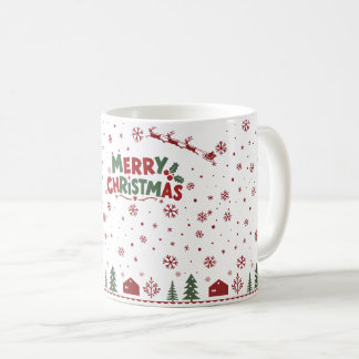 Festive Winter Holiday Coffee Cup