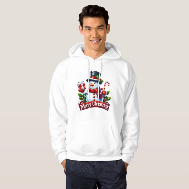 Festive Winter Joy Hoodie (Front Full)
