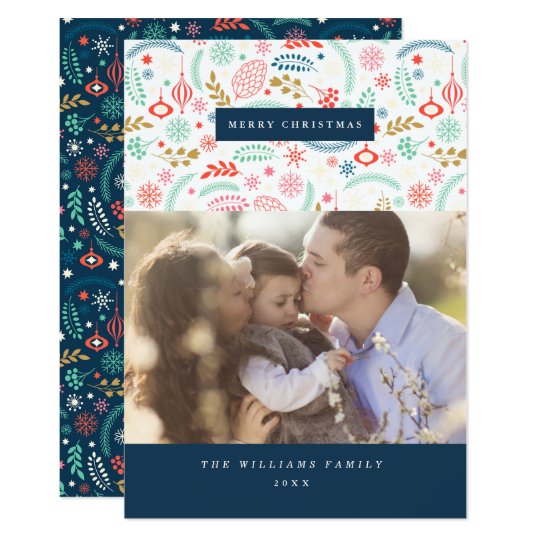 Festive Winter Photo Christmas Cards