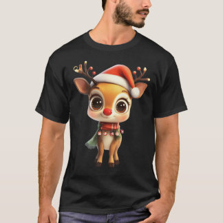 Festive Winter Reindeer T-Shirt
