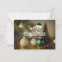 Festive Wishes: Christmas Printed Greeting Card